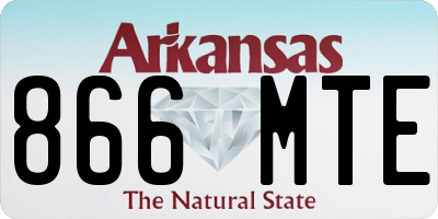 AR license plate 866MTE