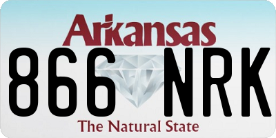 AR license plate 866NRK
