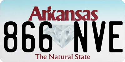 AR license plate 866NVE