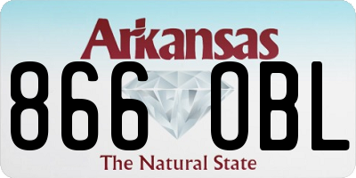 AR license plate 866OBL