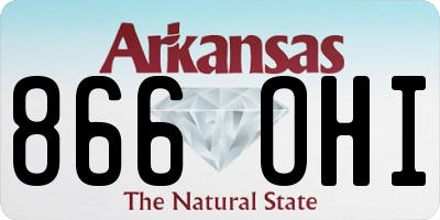 AR license plate 866OHI