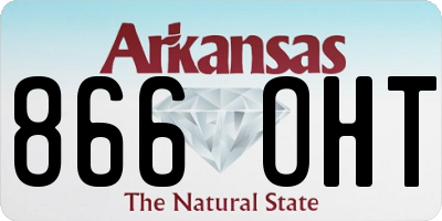 AR license plate 866OHT