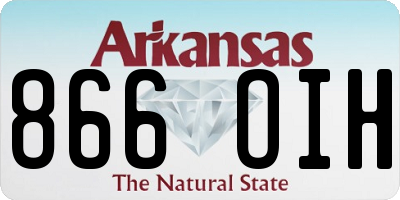 AR license plate 866OIH