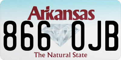 AR license plate 866OJB