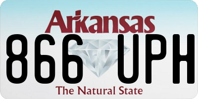 AR license plate 866UPH