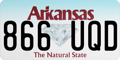 AR license plate 866UQD