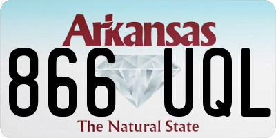 AR license plate 866UQL