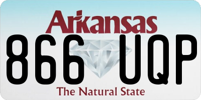 AR license plate 866UQP