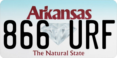 AR license plate 866URF
