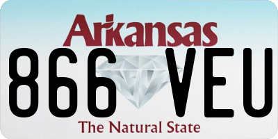AR license plate 866VEU