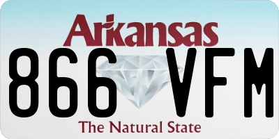 AR license plate 866VFM