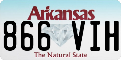 AR license plate 866VIH
