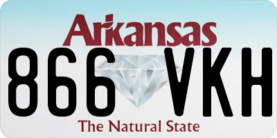 AR license plate 866VKH
