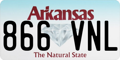 AR license plate 866VNL