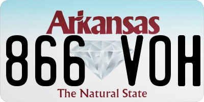 AR license plate 866VOH