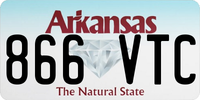 AR license plate 866VTC