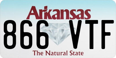 AR license plate 866VTF