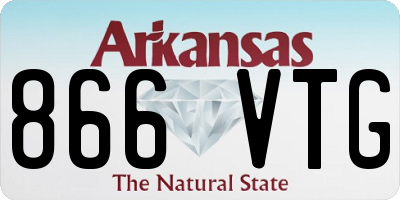 AR license plate 866VTG