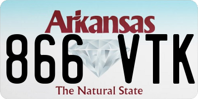 AR license plate 866VTK