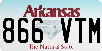 AR license plate 866VTM
