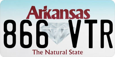 AR license plate 866VTR