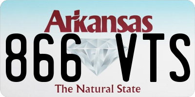 AR license plate 866VTS