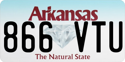 AR license plate 866VTU