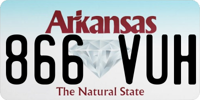 AR license plate 866VUH