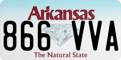 AR license plate 866VVA