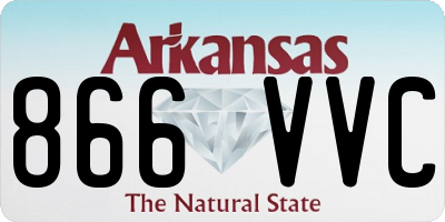 AR license plate 866VVC