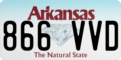 AR license plate 866VVD