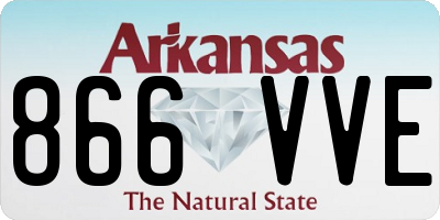 AR license plate 866VVE