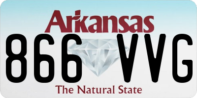 AR license plate 866VVG