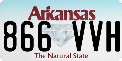 AR license plate 866VVH