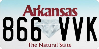 AR license plate 866VVK