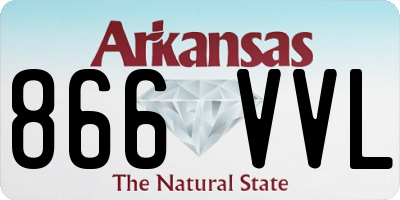 AR license plate 866VVL