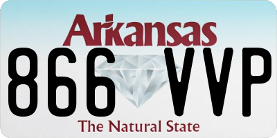 AR license plate 866VVP