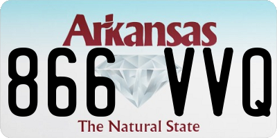 AR license plate 866VVQ