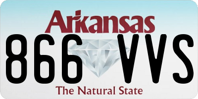AR license plate 866VVS