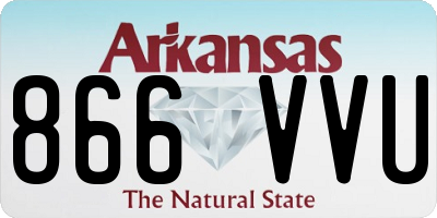 AR license plate 866VVU