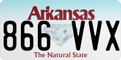 AR license plate 866VVX