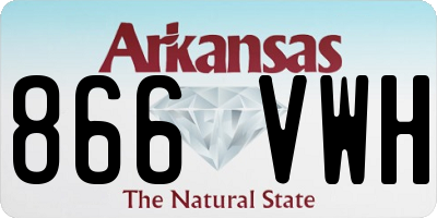 AR license plate 866VWH