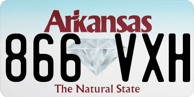 AR license plate 866VXH