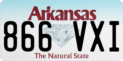 AR license plate 866VXI