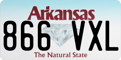 AR license plate 866VXL