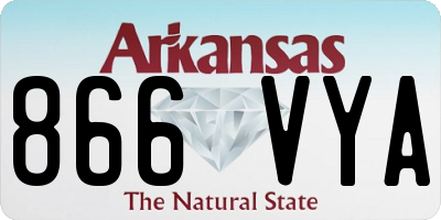 AR license plate 866VYA