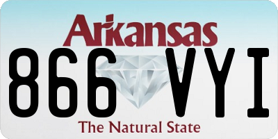 AR license plate 866VYI