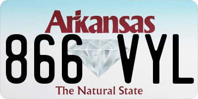 AR license plate 866VYL
