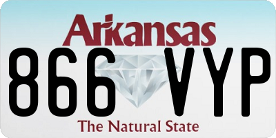 AR license plate 866VYP