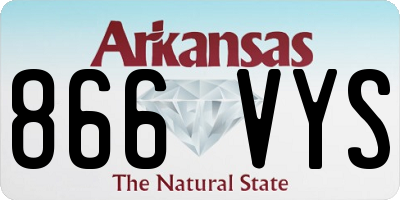AR license plate 866VYS